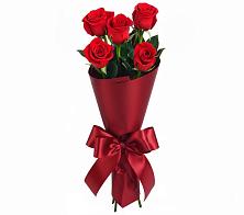 Букет 5 Красных роз Эдлесс Лав в Чекалине