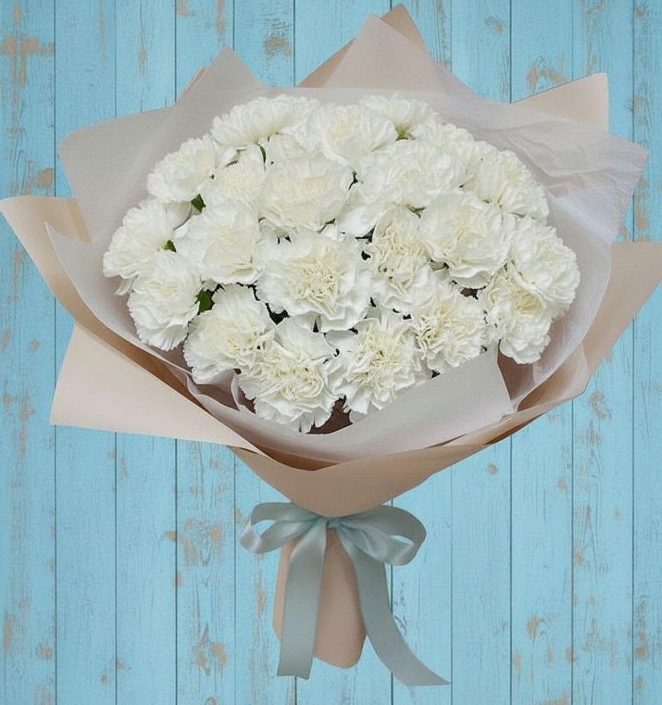 Букет цветов из: Гвоздики в Чекалине