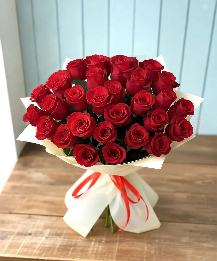 Букет 29 Красных роз в Чекалине