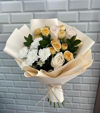 Букет цветов из:  Розы и Хризантемы в Чекалине
