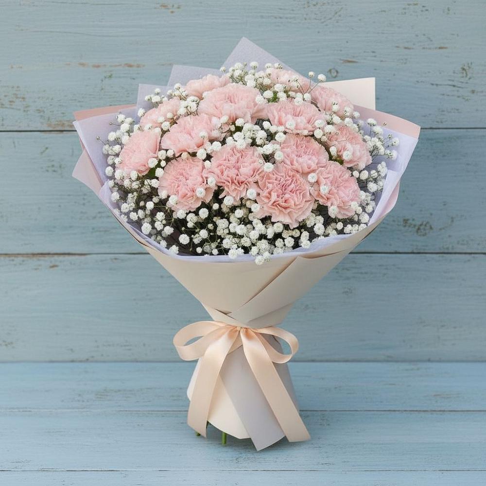 Букет цветов из: Гвоздики в Чекалине