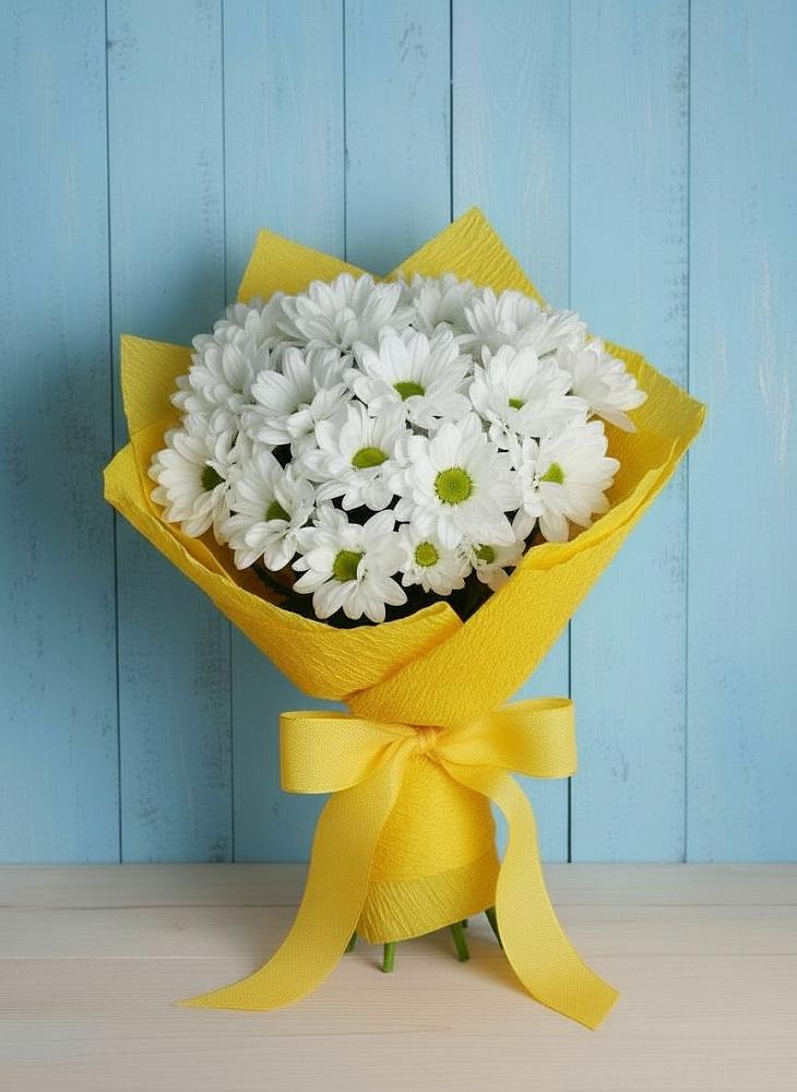 Букет цветов из: Хризантемы в Чекалине