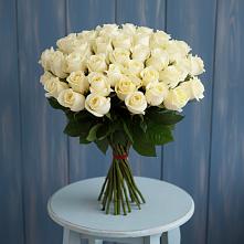 Букет 51 Белая роза Эдлесс Лав #REPLACE_PRED# Чекалине