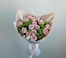 Букет цветов из:  Розы и Хризантемы в Чекалине