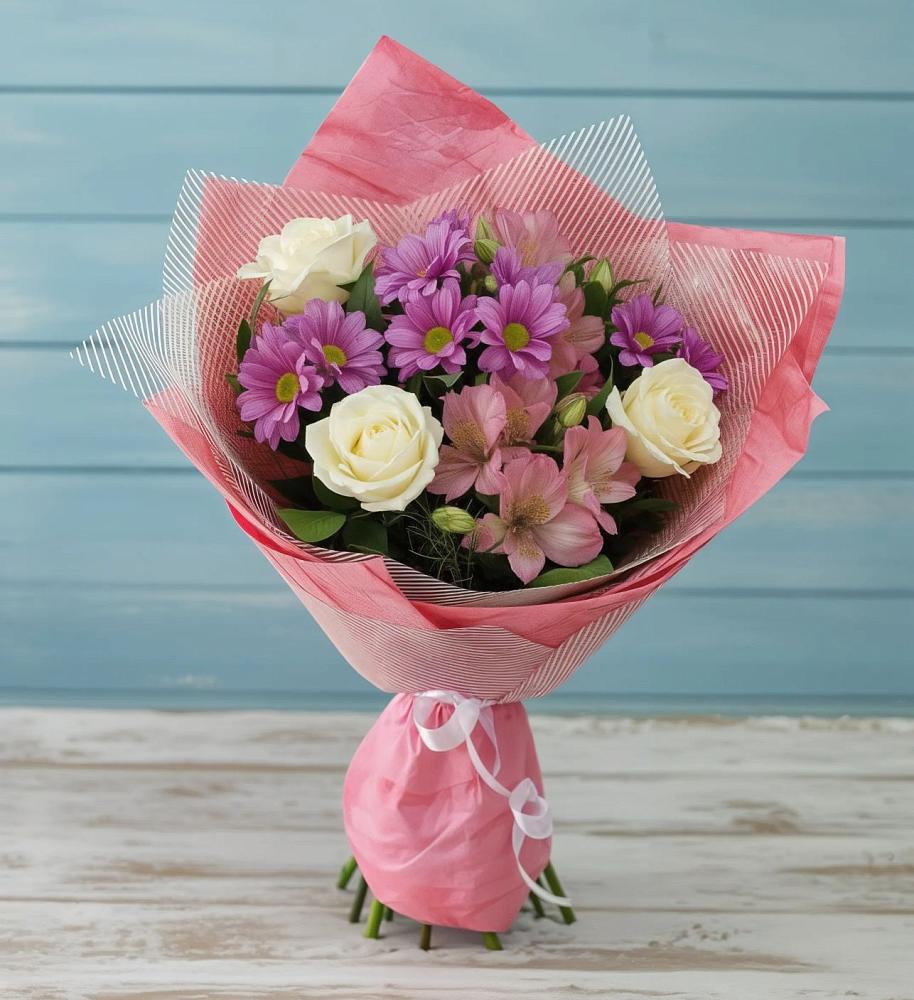 Букет цветов из: Герберы в Чекалине